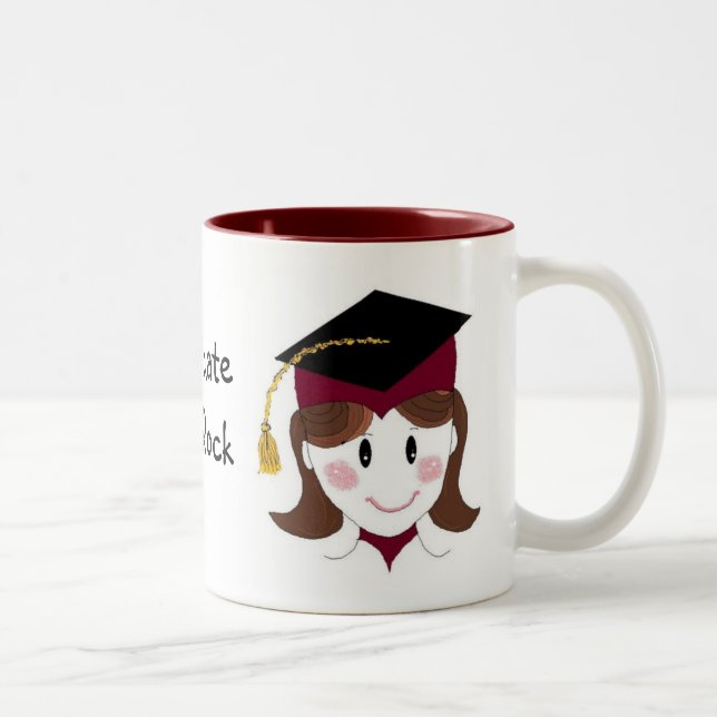 Tasse 2 Couleurs Graduate You Rock (Droit)