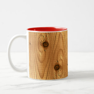 Tasse 2 Couleurs Graisse de pin non fini