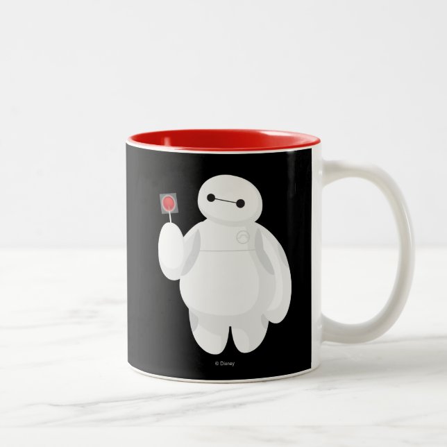 Tasse 2 Couleurs Grand héros 6 | Baymax avec Lollipop (Droit)