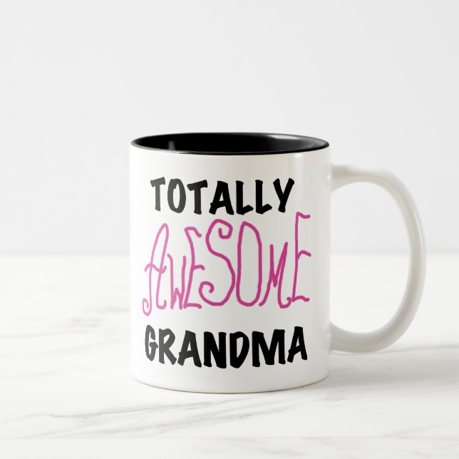 Tasse 2 Couleurs Grand-maman totalement impressionnante - T-shirts (Droit)