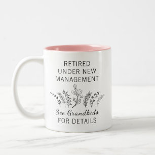 Tasse 2 Couleurs Grand-mère à la retraite