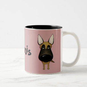 Tasse 2 Couleurs Grand nez Malinois