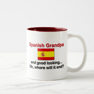 Tasse 2 Couleurs Grand-papa espagnol beau