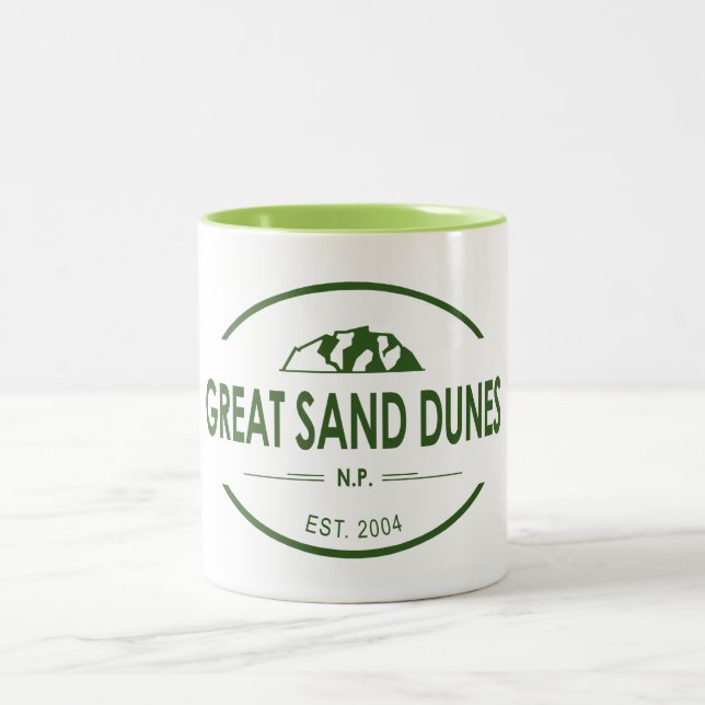 Tasse 2 Couleurs Grand parc national de dunes de sable (Centre)