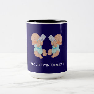 Tasse 2 Couleurs Grand-père de Fiers Twin