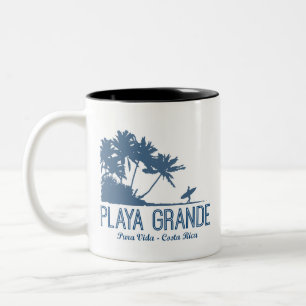 Tasse 2 Couleurs Grande Costa Rica plage de surfers de Playa