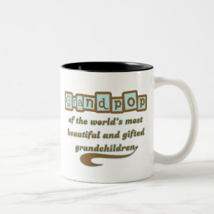 Tasse 2 Couleurs Grandpop des petits-enfants doués