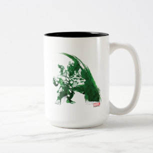 Tasse 2 Couleurs Graphisme aquarelle Avengers