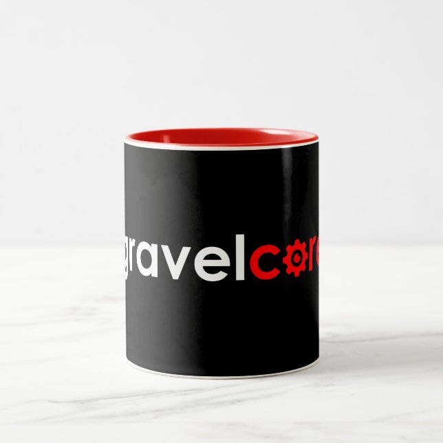 Tasse 2 Couleurs Gravelcore Gravel Cycling (Centre)