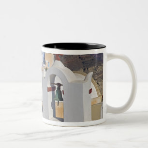 Tasse 2 Couleurs Grèce et île grecque de Santorin ville d'Oia 5