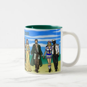 Tasse 2 Couleurs Greg de gregscomic.com des Caraïbes