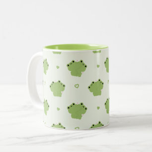 Tasse 2 Couleurs Grenouille Couple Muet