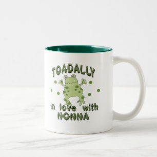 Tasse 2 Couleurs Grenouille de Nonna d'amour de TOADALLY