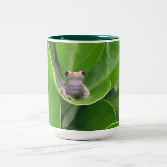 Tasse 2 Couleurs Grenouille des arbres (Centre)