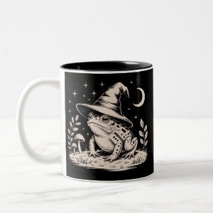 Tasse 2 Couleurs Grenouille ensorcelante vintage Halloween Goblinco