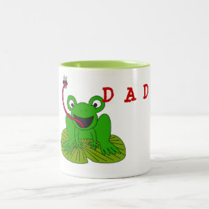 Tasse 2 Couleurs Grenouille papa sur Lillyput