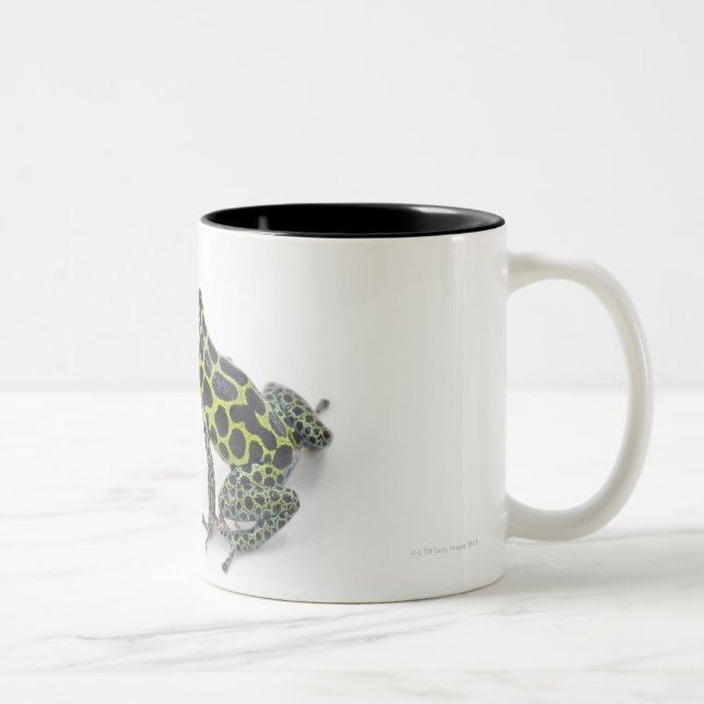 Tasse 2 Couleurs Grenouille verte de dard de poison repérée par (Droit)