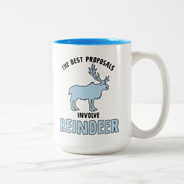 Tasse 2 Couleurs Grenouilles 2 | The Best Proposals Involve Reindee (Droit)