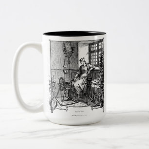 Tasse 2 Couleurs Gretchen à sa seule roue de rotation 1850