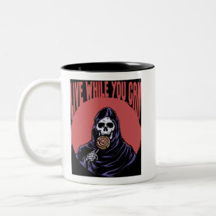Tasse 2 Couleurs Grim Reaper Live Tandis Que Vous Pouvez Drôle Plai