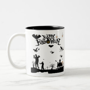 Tasse 2 Couleurs Grim Spirits Rising blanc