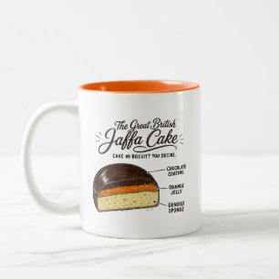 Tasse 2 Couleurs Gros gâteau Jaffa britannique - Gâteau ou biscuit?