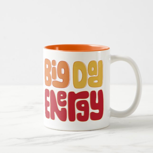Tasse 2 Couleurs Gros papa, boue à deux tons (Droit)