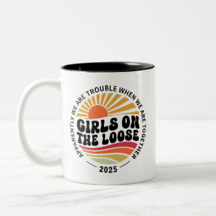 Tasse 2 Couleurs Groupe Voyage Filles Personnalisé Correspondant Va
