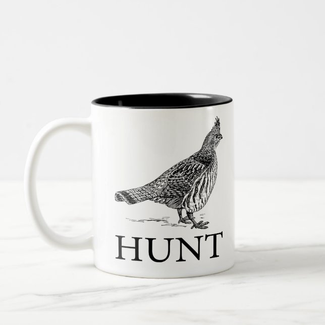 Tasse 2 Couleurs Grouse de chasse (Gauche)