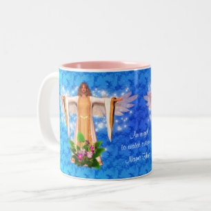 Tasse 2 Couleurs Guardian Angel Blue Inspiration personnalisée 