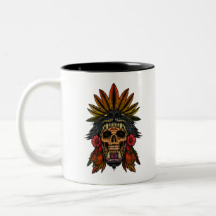 Tasse 2 Couleurs Guerrier aztèque