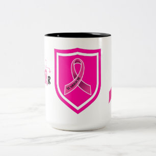 Tasse 2 Couleurs Guerrier du cancer du sein