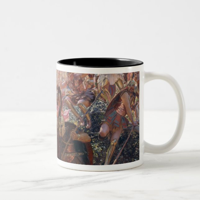 Tasse 2 Couleurs Guerriers antiques (Droit)