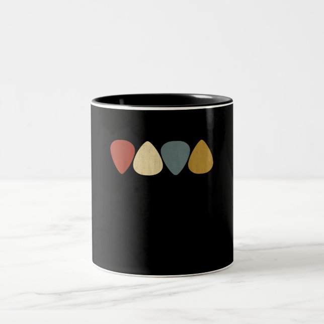 Tasse 2 Couleurs Guitare Lover| Guitariste-cadeau Onglet de guitare (Centre)