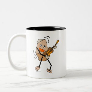 Tasse 2 Couleurs Guitare rock