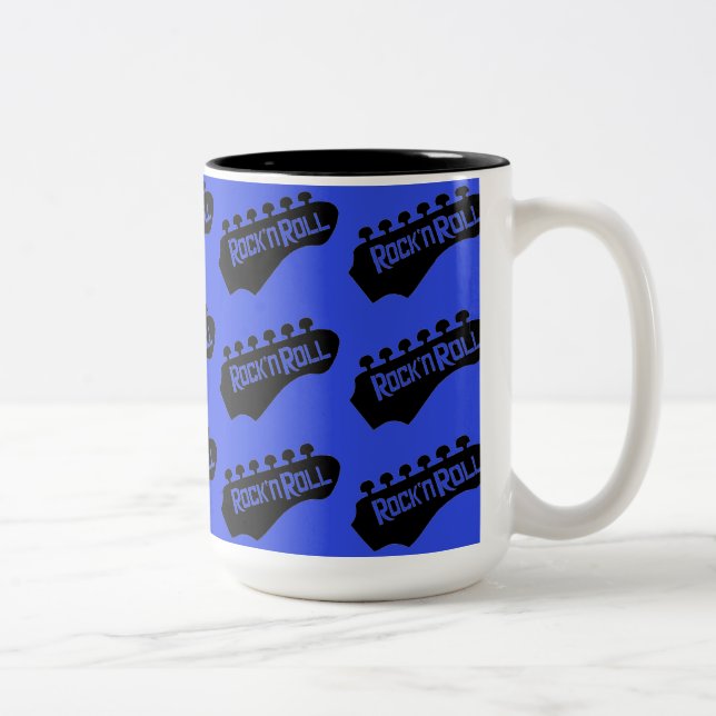 Tasse 2 Couleurs Guitare Rock & Roll (Droit)