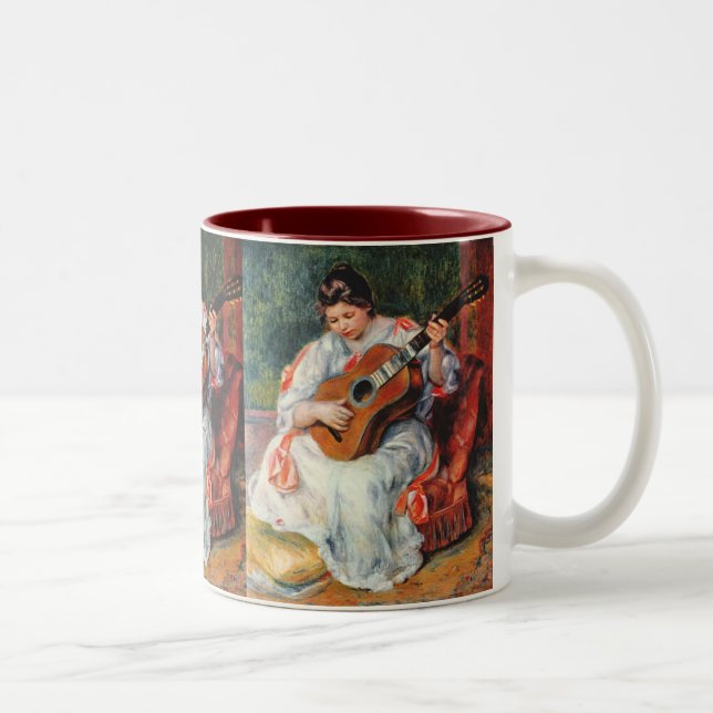 Tasse 2 Couleurs Guitariste (Droit)