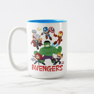 Tasse 2 Couleurs Guri Hiru Avengers