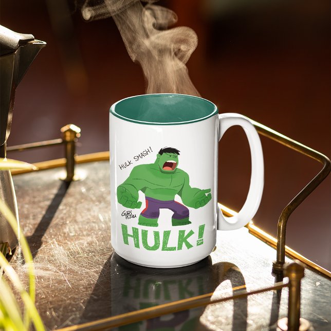 Tasse 2 Couleurs Guri Hiru Hulk (Créateur téléchargé)