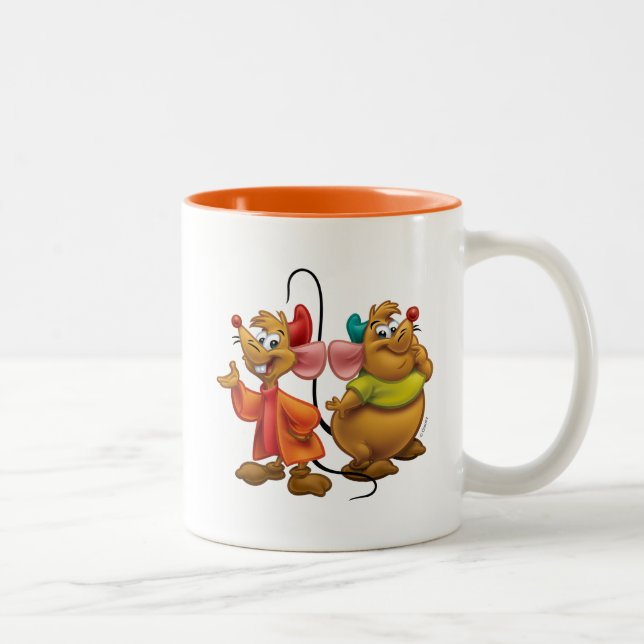 Tasse 2 Couleurs Gus et Jaq (Droit)