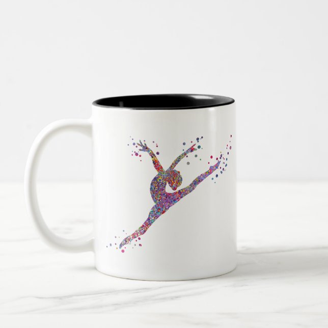 Tasse 2 Couleurs Gymnastique (Gauche)
