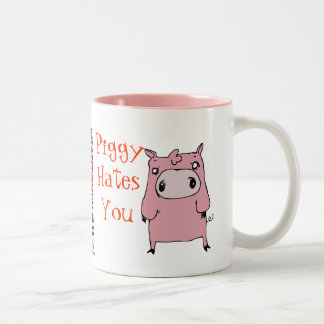 Tasse 2 Couleurs Haines porcines que vous attaquez