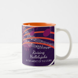TASSE 2 COULEURS HALLELUJAHN PRIX PERSONNALISÉ