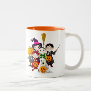 Tasse 2 Couleurs Halloween enfants ruiner ou traiter