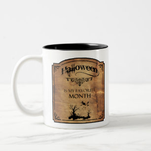 Tasse 2 Couleurs Halloween est mon mois préféré !