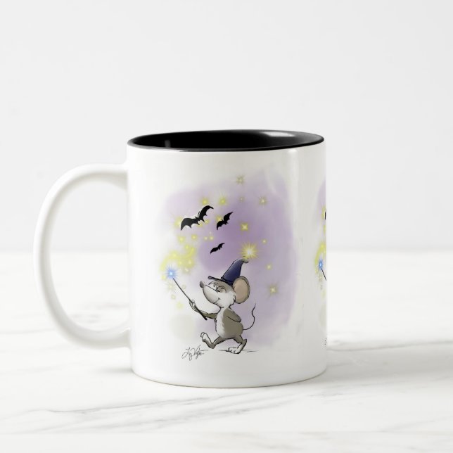 Tasse 2 Couleurs Halloween heureux de Moe (Gauche)