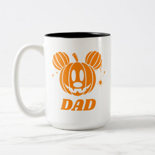 Tasse 2 Couleurs Halloween Mickey Jack-o' lantern Papa