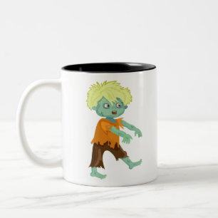 Tasse 2 Couleurs Halloween Zombie Boy