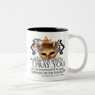 Tasse 2 Couleurs Hamlet "parlent le discours… "