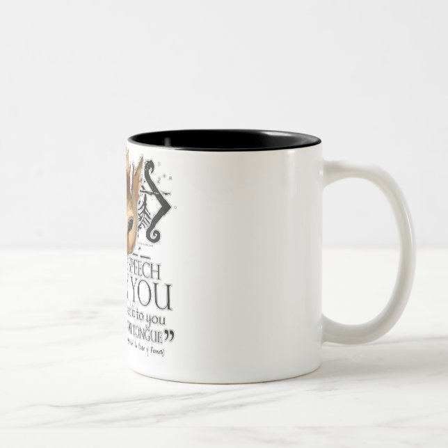 Tasse 2 Couleurs Hamlet "parlent le discours… " (Droit)